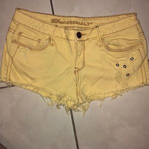 Yellow CUTE Shorts